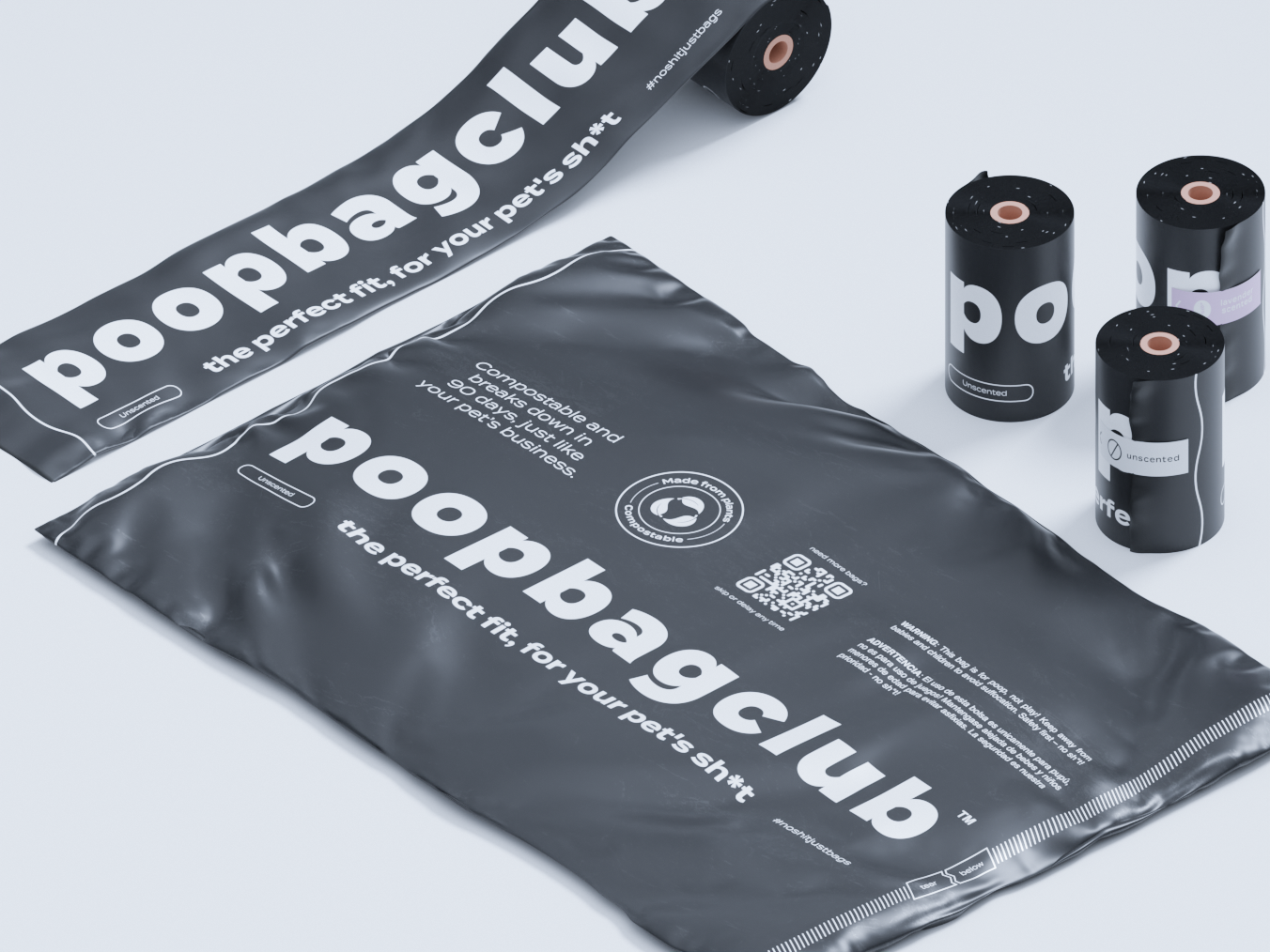 Premium Compostable Poop Bags